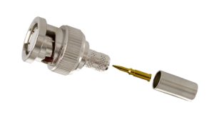 Conector BNC (3 Piezas) macho para cable rg59, Marca Provision (PI-PR-C13)