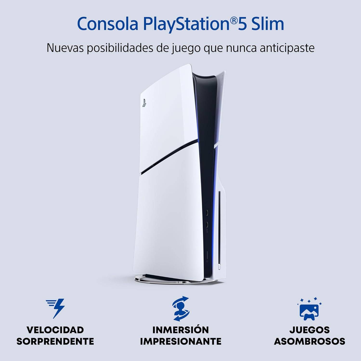 Consola Playstation 5 Slim Edición Standard con Lector Version Internacional