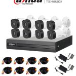 DAHUA KITXVR1B08- I+8-B1A21- Kit de 8 Canales 2 Megapixeles/ DVR Cooper-I WizSense/ Con IA/ H.265+/ 8 Camaras B1A21 1080p/ 8 Canales + 2 IP