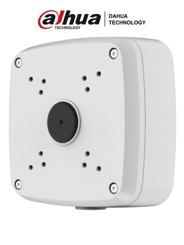 DAHUA PFA121 - Caja de Conexiones para Exterior/ IP66/ Diseño Estético y Profesional/ Aluminio/ Compatible con Camaras Profesionales: HFW5XXXE-Z/ IPC-