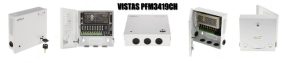 DAHUA PFM341-9CH - Fuente de Poder de 12 vcd/ 5 Amperes/ para 9 Camaras/ Fusibles Intercambiables/ Proteccion contra Sobrecargas/ Color Blanco/