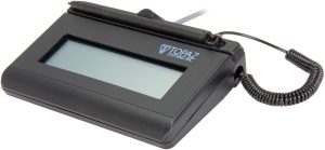 Digitalizador de firmas TOPAZ, negro