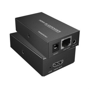 Extensor HDMI RJ45 BROBOTIX 651831, Negro, 50 m
