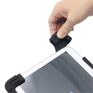 FUNDA PARA TABLETAS DE 8, 9 Y 12 PULGADAS DE SILICÓN, NEGRO, 6006207 BROBOTIX