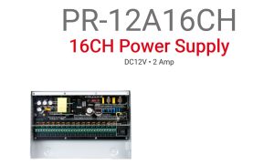 Fuente de poder centralizada de 16 canales de 12v, 12amps. Marca Provision (PI-PR-12A16CH)