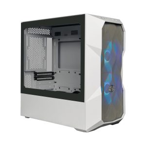Gabinete COOLER MASTER TD300-WGNN-S00 Mesh Mini Tower con Ventana ARGB, tarjetas madre soportadas Micro-ITX, Mini-ITX
