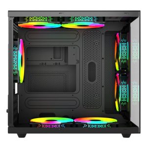 Gabinete CUBO GAMER CXi1 Negro. XZGAMC1B
