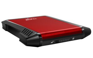 Gabinete Externo ADATA EX500, USB 3.2 Gen1 (compatible con las versiones anteriores USB 2.0), 2.5 pulgadas, Rojo