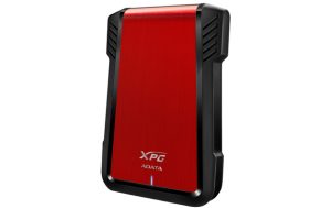 Gabinete Externo ADATA EX500, USB 3.2 Gen1 (compatible con las versiones anteriores USB 2.0), 2.5 pulgadas, Rojo