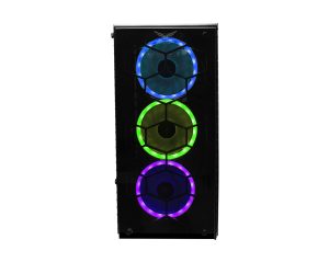 Gabinete Gaming Naceb Technology HYDRA Crystal Case NA-0602, Full ATX, Negro