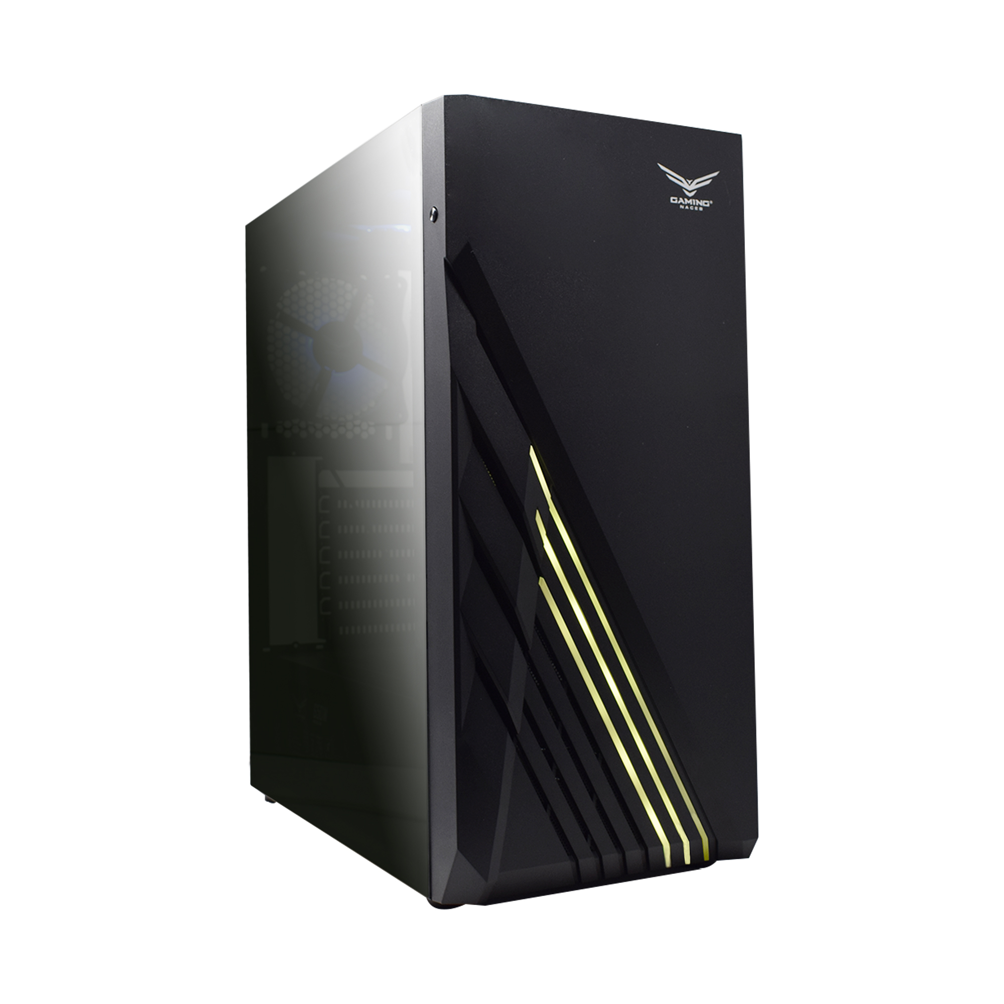 Gabinete Gaming Naceb Technology NA-0612, Gabinete, Negro