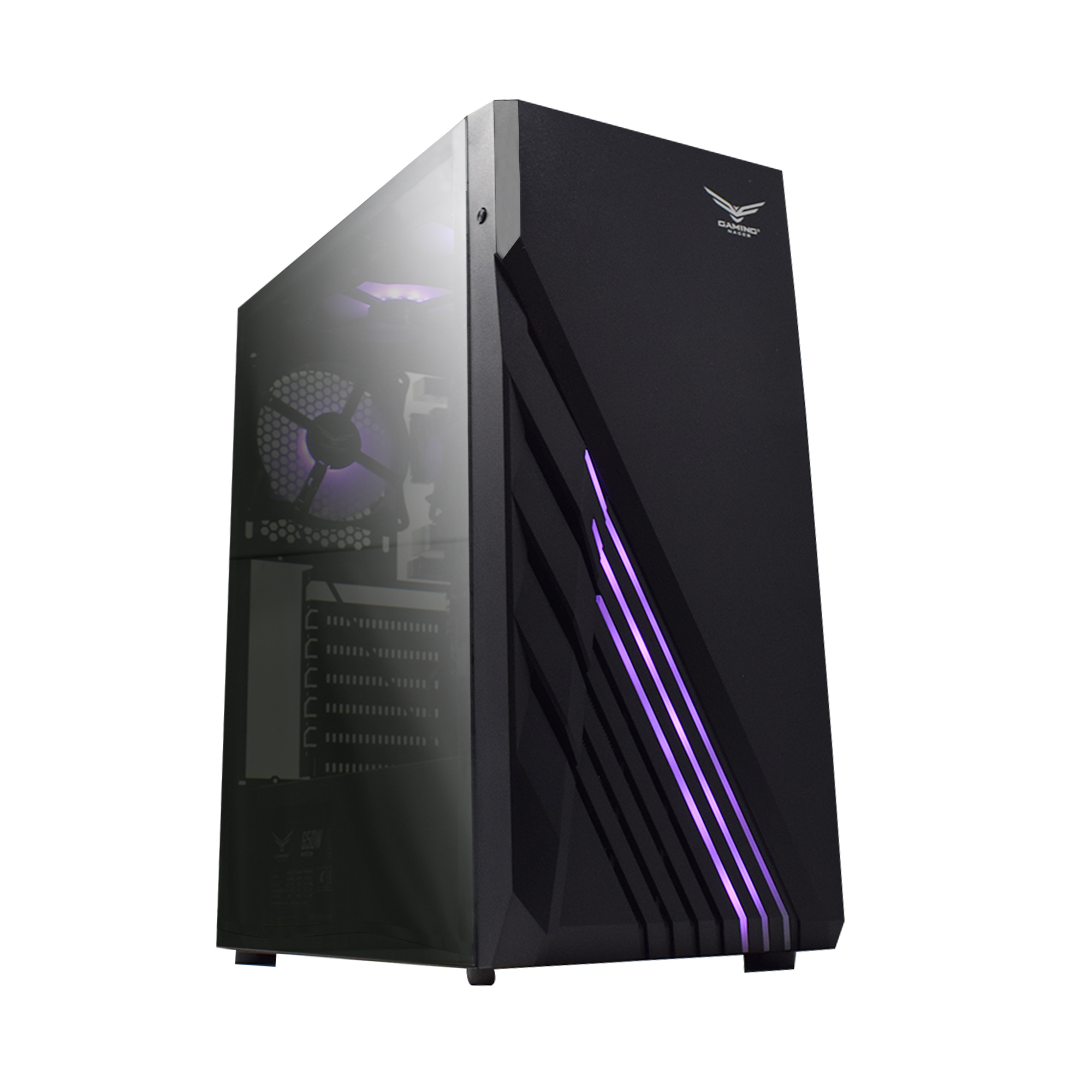 Gabinete Gaming Naceb Technology NA-0612, Gabinete, Negro