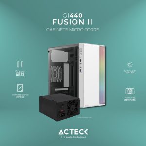 Gabinete micro Torre Fusión II GI440 Advanced Series
