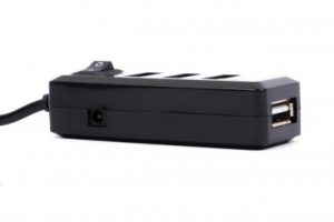 Hub USB Naceb Technology, USB, USB A, Negro