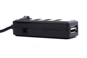 Hub USB Naceb Technology, USB, USB A, Negro