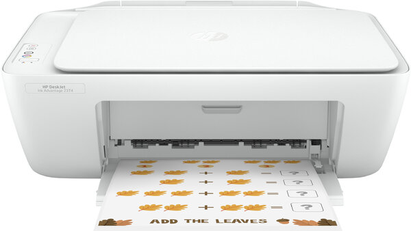 Impresora multifuncional HP Deskjet Ink Advantage 2374 7WQ03A - 4800 x 1200 DPI, 7.5 ppm, 60 hojas, 1000 páginas por mes