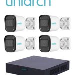 KIT TurboHD 1080P (XVR301-04F/4*UAC-B112-F28) / XVR 4 Canales 1080P / 4 Cámaras Bala / 1 Fuente de Poder Profesional / Accesorios de Instalación