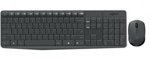 Kit de Teclado y Mouse LOGITECH , Negro, 10 m