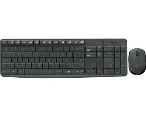 Kit de Teclado y Mouse LOGITECH , Negro, 10 m
