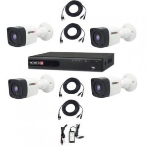Kit de Videovigilancia PROVISION-ISR PAK4LIGHTCC2MP-28, Alámbrico, 4 canales, Interior / exterior, 2.8 mm, 2 MP