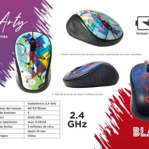 MINI MOUSE INALAMBRICO STYLE NA-0118A NACEB TECHNOLOGY