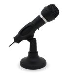 Micrófono, Alámbrico, 1.30 mts, 11 cms, negro, 136483, BROBOTIX
