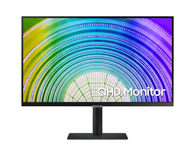 Monitor SAMSUNG LS27A600UULXZX, 27 pulgadas, 300 cd / m², 2560 x 1440 Pixeles, 5 ms, Negro