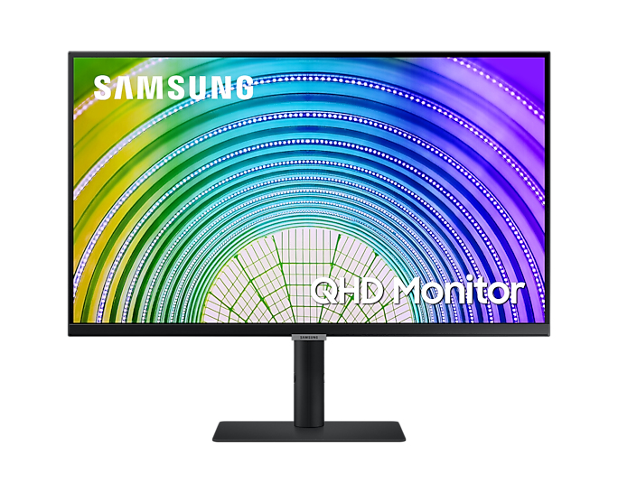Monitor SAMSUNG LS27A600UULXZX, 27 pulgadas, 300 cd / m², 2560 x 1440 Pixeles, 5 ms, Negro