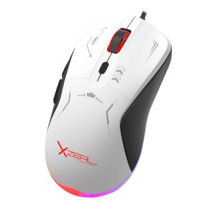 Mouse GAMER XST-401 BLANCO-NEGRO. XSAMGA2WB.