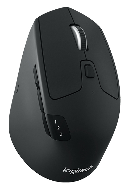 Mouse Inalambrico LOGITECH M720 TRIATHLON, Negro, Bluetooth, EASY-SWITCH