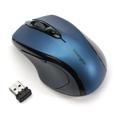 Mouse Inalámbrico de Tamaño Medio Kensington K72421AMA Pro Fit (Azul)