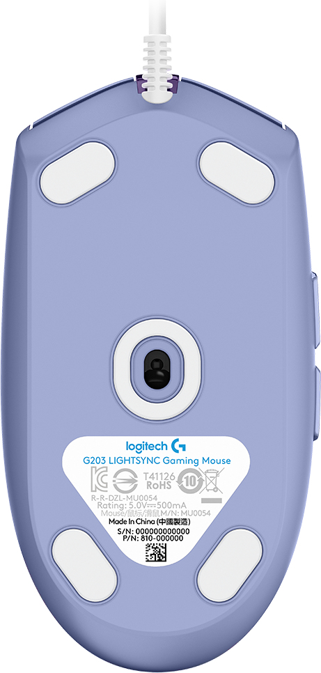 Mouse LOGITECH G203 LIGHTSYNC 910-005852, USB