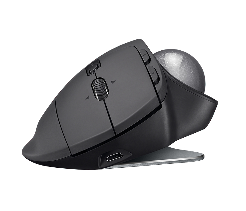 Mouse LOGITECH MX ERGO, Negro, USB