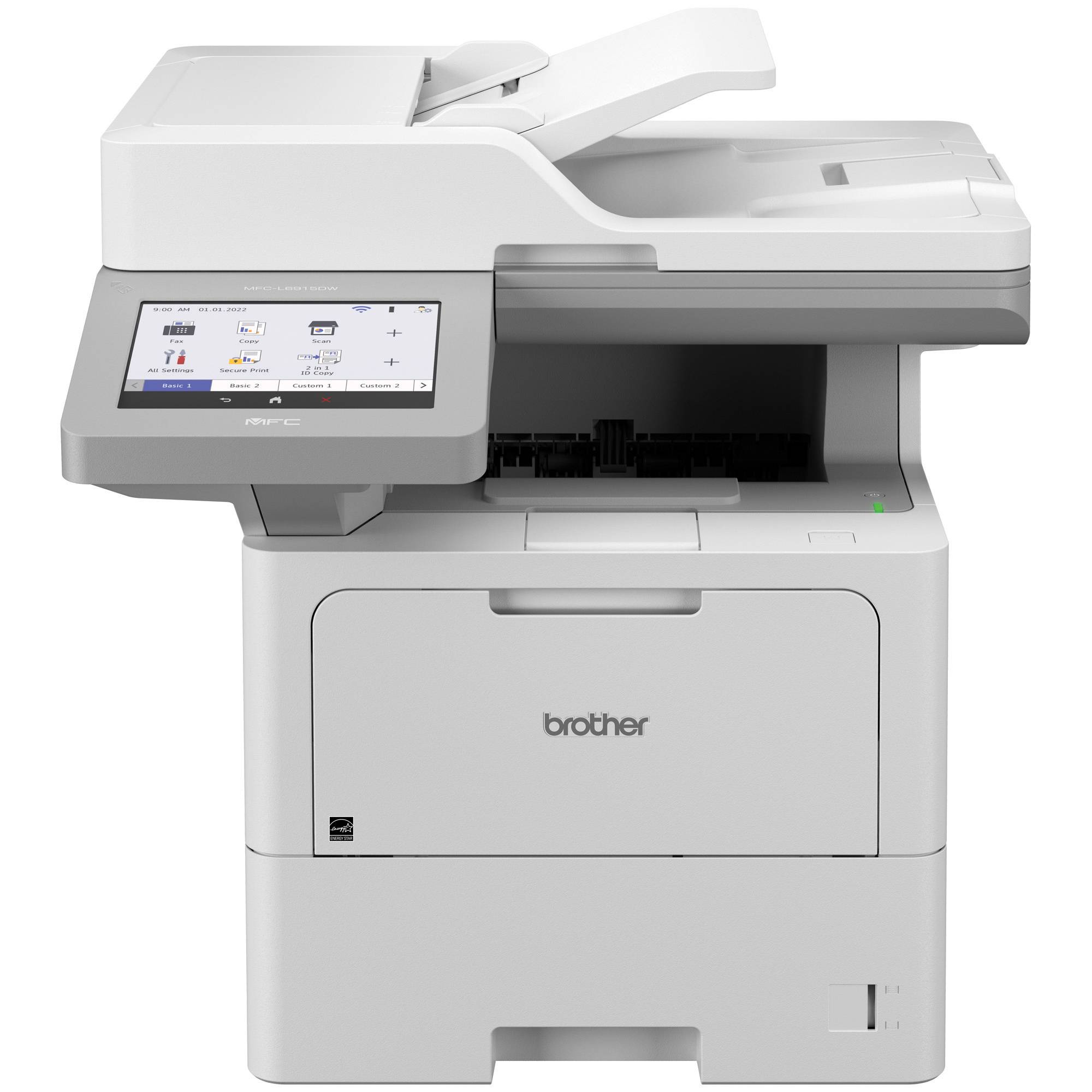 Multifuncional Láser Monocromático Brother MFCL6915DW, 52 ppm, Full Dúplex, Gigabit Ethernet, Wifi 2.4/5GHz, Cama Plana Oficio, Tóner de hasta 25,000 págs
