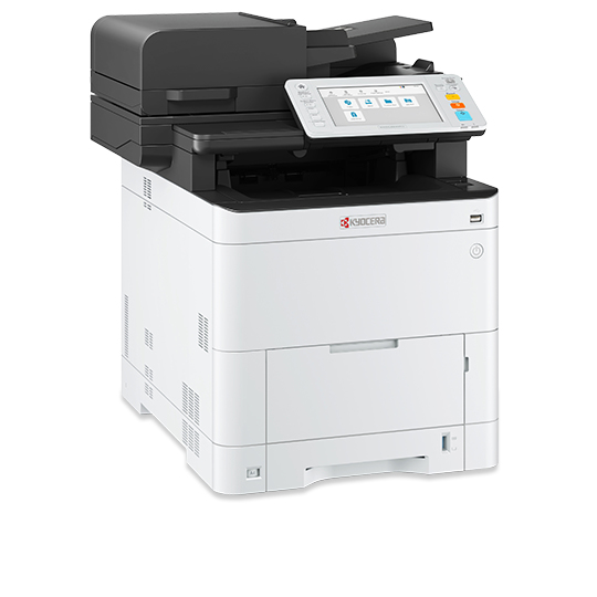 Multifuncional láser a color KYOCERA MA3500CIX 1102YK2US0 carta/oficio,37PPM,1200x1200DPI, imprime/copia/escanea cama plana tamaño oficio A4, dúplex estánd