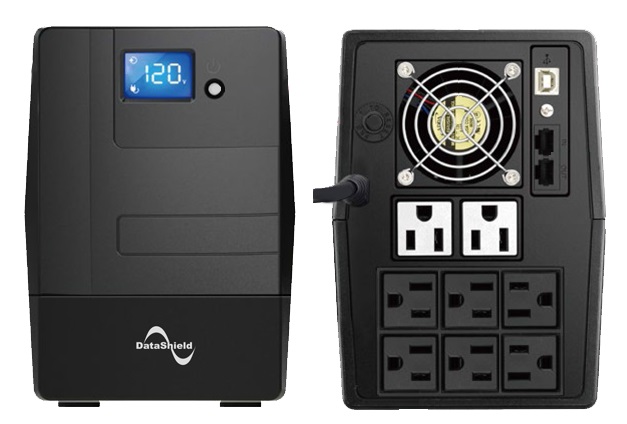 No-Break DATASHIELD KS-1500 LCD, 1500 VA, 900 W, Negro