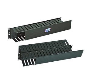 Organizador horizontal NORTH SYSTEM, Acero al carbón, Negro, 0,93 kg, 7,62cm