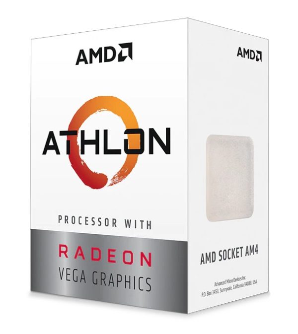 Procesador AMD ATHLON 3000 RADEON VEGA 3, 3,5 GHz, 9 núcleos, Socket AM4, L1 192KB
