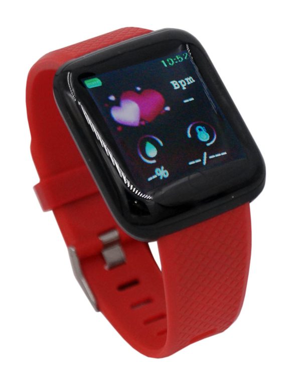 Reloj inteligente Highlink SQUARE BRACELET, Rojo