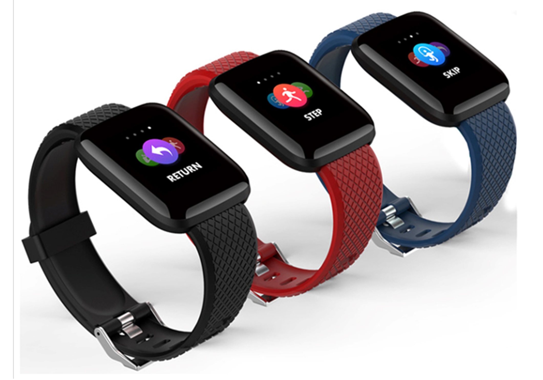 Reloj inteligente Highlink SQUARE BRACELET, Rojo