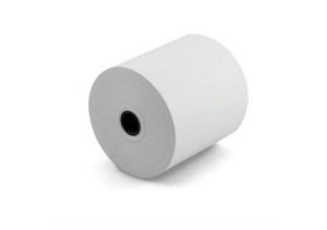 Rollo de Papel Nextep Térmico NE-529 80x70 mm c/5 piezas gramaje 55 y largo 55m +5% impresión color negro