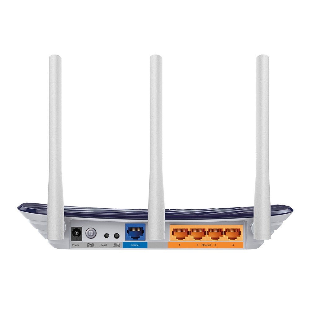 Router TP-LINK Archer C20, 433 Mbit/s, 5 GHz, Externo, 3, Blanco