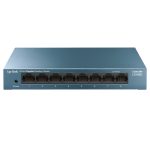 SWITCH DE 8 PUERTOS GIGABIT TP-LINK LS108G PARA ESCRITORIO PLUG AND PLAY CON CARCASA DE ACERO
