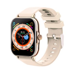 Smartwatch NECNON NSW-201 1.81 pulgadas Full Touch IP67 BT 5.0 Android/IOS Beige Dorado