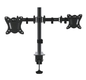 Soporte Getttech tw-1404 para 2 pantallas de 10-30 pulgadas/peso max 10kg