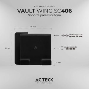 Soporte para Celular ACTECK VAULT WING SC406 ADVANCED SERIES