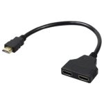 Splitter BROBOTIX 170422, Negro, 30 cm