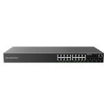 Switch Administrable Grandstream (GWN7802) 16 puertos Gigabit + 2 SFP. Capa 2 +, FAN-LESS, QoS para Audio y Video