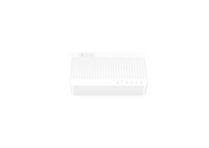 Switch TENDA S105, Color blanco, 5 puertos, RJ-45