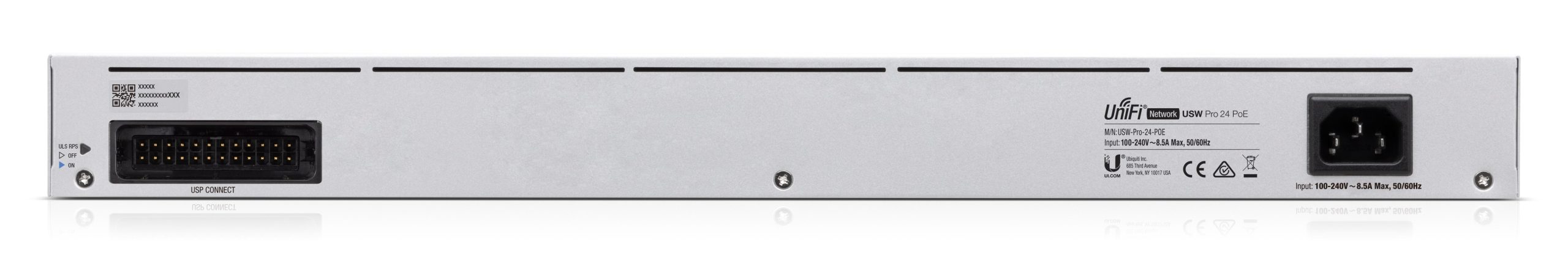 Switch UBIQUITI USW-PRO-24-POE, Plata, 400 W, 24 + 2 SFP